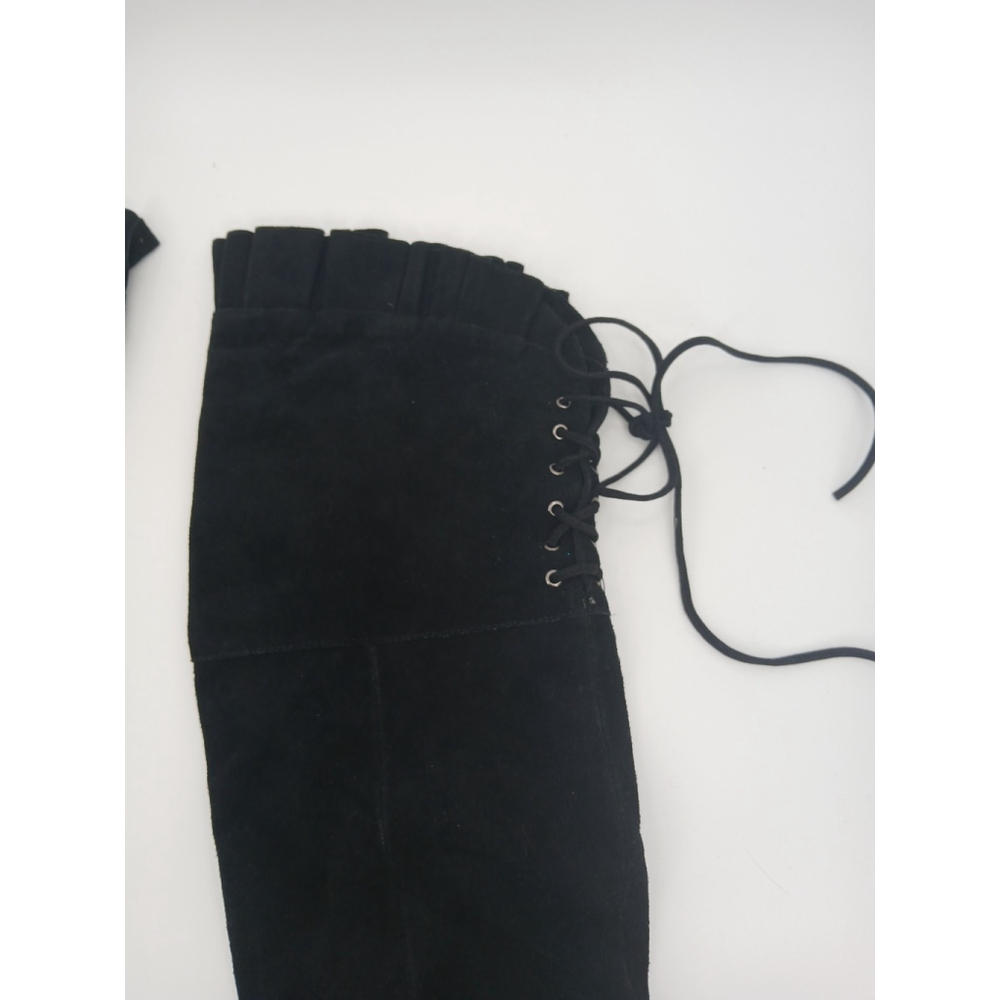 Kelsi Dagger Sophia Boots ShoesBlack Suede Over Knee Womens 9.5 - Picture 5 of 15